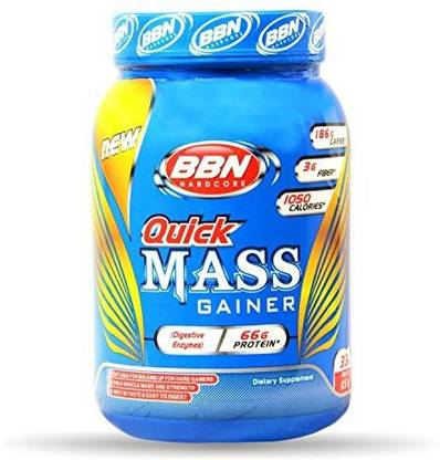 bbn Quick Mass Gainer (1.5Kg / 2.2 LBS) Weight Gainers/Mass Gainers