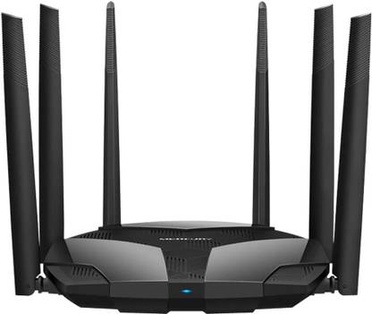 TecMac High Speed WiFi Gigabit Port Fiber 5g Dual Frequency Gigabit Wireless Router for Home Use Wireless Router 5 GHz 1500 Mbps Wifi Speed Dual Band External Antenna Access Point Mode