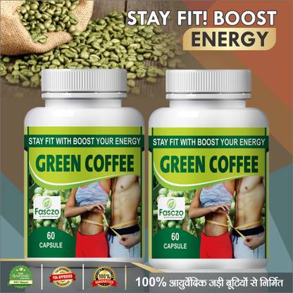 Fasczo Green Coffee capsules For Reduce body fatl total pure