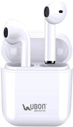 Ubon BT-200 Wireless Earbuds Bluetooth Headset (White,True Wireless) Bluetooth
