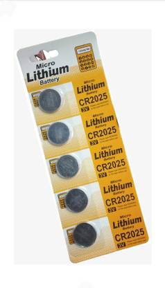 TONSY 3V Lithium CR 2025 Button Coin Batteries Micro Cell  Battery