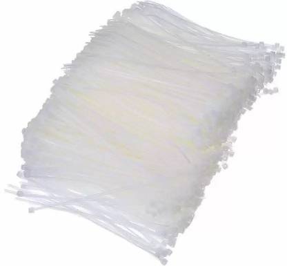 M S control Nylon Cable Tie Self Locking Zip Ties Strong Cable Tie-Wrap, Wire Ties, Pack of 1000 Pcs (White) Nylon Standard Cable Tie (White Pack of 1000) Nylon Standard Cable Tie