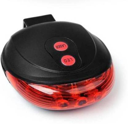 Opal impex Bicycle Laser Tail Light LED Rear Break Light (Red) LED Wheel Reflectors
