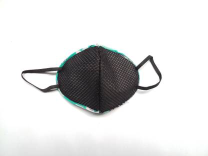 magan's design Black Net Mask/Cloth Mask-090807/Girl mask/Women Mask Black Print/ Black Netted Mask Cloth Mask .Washable And Reusable -Anti-Bacterial Face Mask Cloth Mask With Melt Blown Fabric Layer
