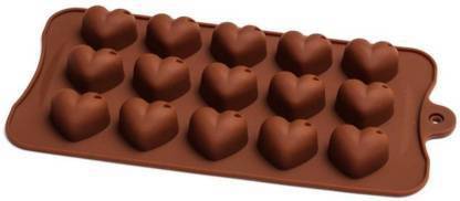 smartclick Heart-shaped Silicone Chocolate Mould 15