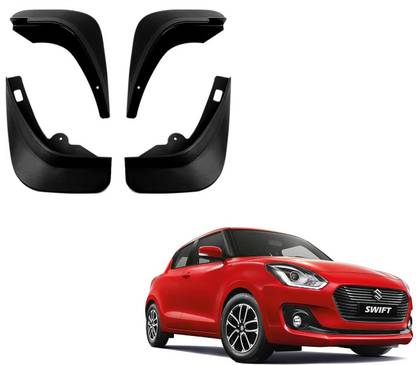 OOLTAH PAHIYA Front Mud Guard, Rear Mud Guard For Maruti Swift 2005, 2006, 2007, 2008, 2009, 2010