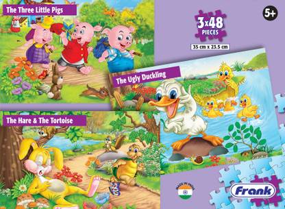 Frank The Hare & The../ 3 Little Pigs/ Ugly Duckling Puzzle