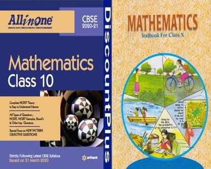 CBSE All In One Mathematics Class 10 For 2021 Exam And NCERT Text Book Mathematics For Class 10th Discount Plus