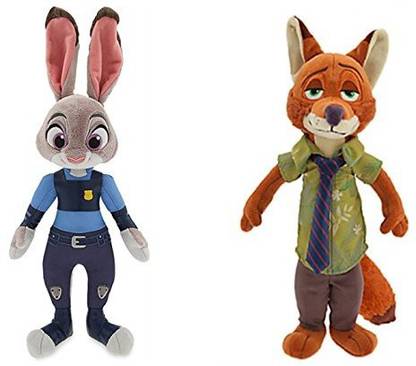 The Simplifiers Zootopia Judy Hopps & Nick Wilde Plush Toy  - 20 cm