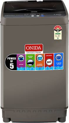 ONIDA 5.5 kg 5 Star Fully Automatic Top Load Washing Machine Grey