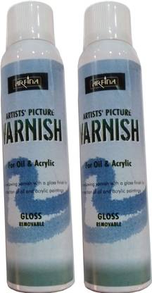 Camlin Artist's Picture Varnish For Oil & Acrylic Paint Pack of 2 Gloss Varnish