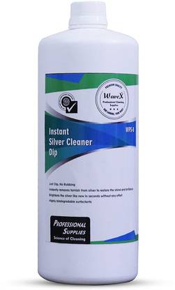 Wavex Instant Silver Cleaner Dip 1 Ltr | Dip and Clean | Professional Supplies Stain Remover