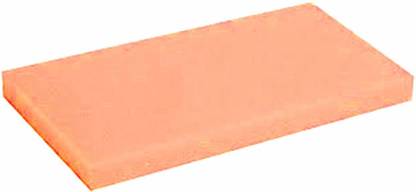 Shree Om Handloom Sofa Foam Sheet (Orange, 90 mm, 32D Density) 5 inch Single High Density (HD) Foam Mattress