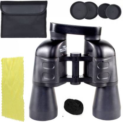 Selva Front Monocular Powerful Lens Foldable Telescope zoomable Binocular 7x50 with 168FT 1000YDS Vision high Power Scope Sports Hunting Camping Survival Kit Coated Optics Binoculars