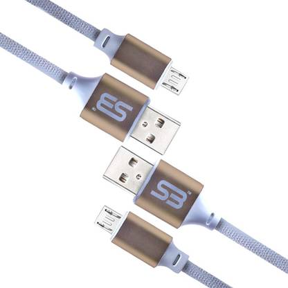SB Metal Gold (Pair of Two) माइक्रो USB केबल