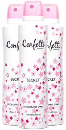Confetti LONDON Secret Deodorant Deodorant Spray  -  For Women