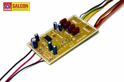 Salcon Electronics BT-4558 Amp Filter Bass Treble Control, Tone Control BT Board for Bass Boost(4558 ic based) Electronic Components Electronic Hobby Kit