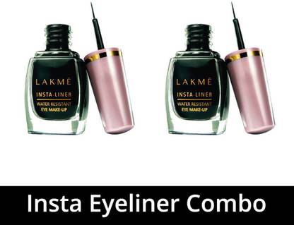 Lakmé Insta Eyeliner Combo (Pack of 2) 18 ml