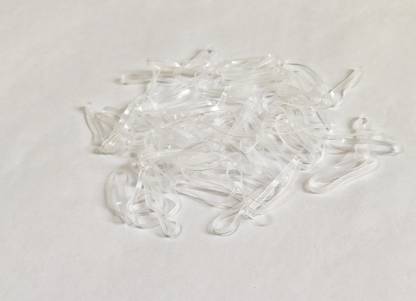 perky tale PLASTIC TRANSPARENT RUBBER BAND (PACK OF 100 UNITS) Rubber Band