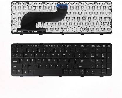 Emco Laptop Replacement Keyboard for HP Probook 650 G1 655 G1 (Black) Internal Laptop-size Laptop Keyboard Compatible with Desktop, Laptop, Mac