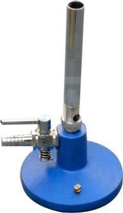 THE JHON BAKER TJB LAB BURNER HEAVY BASE BRASS WITH STOP COCK Laboratory Bunsen Burner