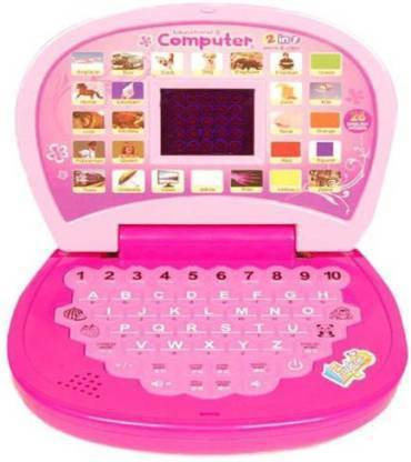 PATRANI FASHION Children Learning Laptop Kids Pre-School Tablet Educational Computer Game Study Toy to Learn The Alphabet With Images Sound And Spelling (Multicolor)
