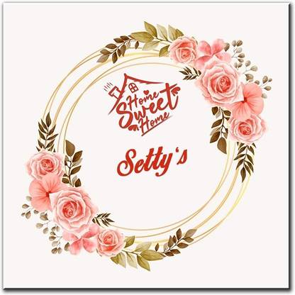 Midas Craft Polypropylene Setty's Name Plate