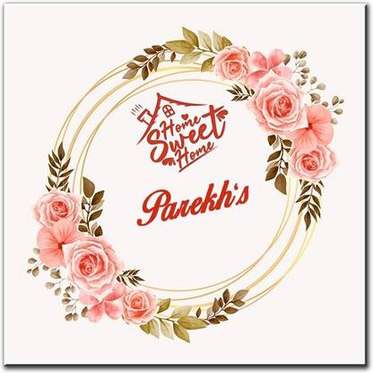 Midas Craft Polypropylene Parekh's Name Plate