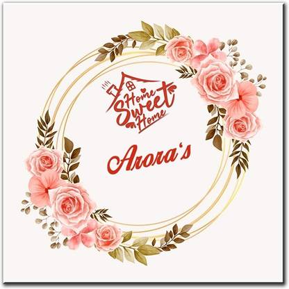 Midas Craft Polypropylene Arora's Name Plate