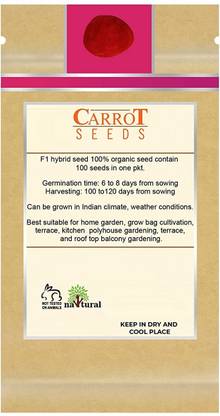 VibeX ® XL-697-Carrot Seeds, Good Yield, Good For Kitchen-150 x Seeds Seed