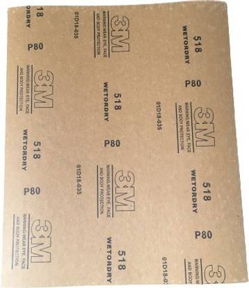 3M P80 Emery Sandpaper