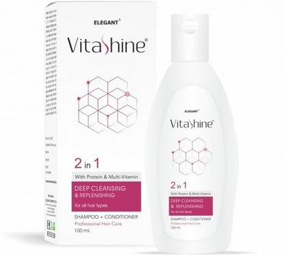 Vitashine Protein and Multivitamin 2 in 1 Shampoo pack of 2