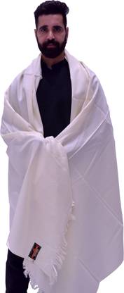 Indian shawl Wool Solid Men Shawl