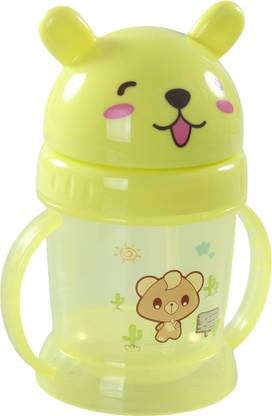 Honey Boo Cutie Teddy Straw Sipper with Handle