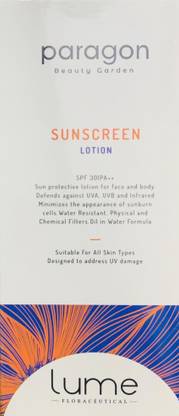 PARAGON Sunscreen - SPF 50 PA++ Sun Screen