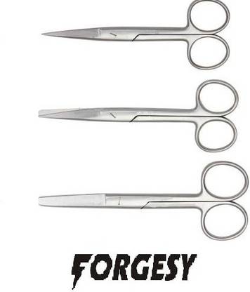 Forgesy Straight Operating Scissors SET OF 3 Straight Operating Scissors
