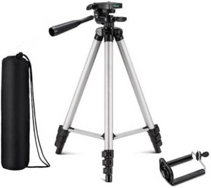 CHARLIE Camera Tripod Stand With 3-Way Head Tripod for Digital Camera DV Camcorder, Tripod 3110 with mobile Phone holder mount for all Smartphone Tripod