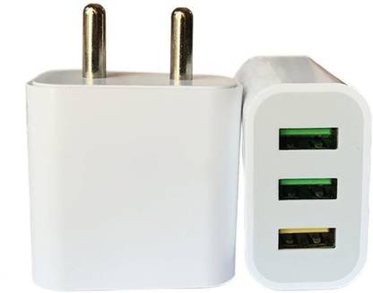 C Computer 3.1 Amp Triple Port USB Fast 3.1 A Multiport Mobile Charger with Detachable Cable (White, Cable Included) 3.1 Amp Triple Port USB Fast 3.1 A Multiport Mobile Charger with Detachable Cable (White, Cable Included) USB Charger