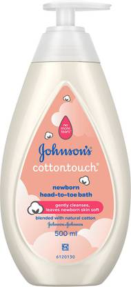 JOHNSON'S Cottontouch Newborn Head-To-Toe Bath