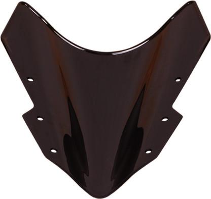 Bubble visor for bike clearance