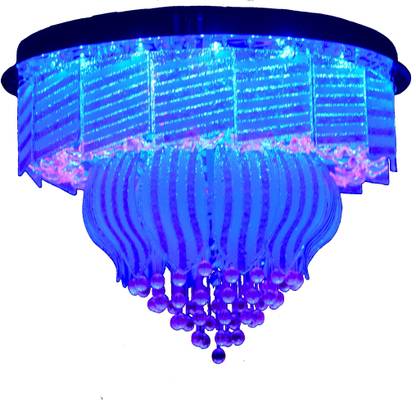 Prop It Up Multicolored led and Musical(Bluetooth). Chandelier, with White and Warm White Light, Low Height Celling Chandelier, Latest and Modern Design Chandelier Ceiling Lamp