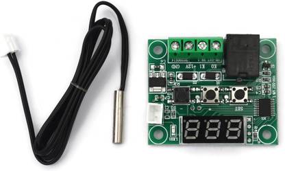 Electronic Spices W1209 12V DC Digital Temperature Controller Board Micro Digital Thermostat -50-110°C Electronic Temperature Module Electronic Components Electronic Hobby Kit