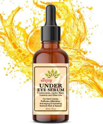 Bejoy 100% Pure Acid Hydra Boost Under Eye Recovery Serum, Reduces Dark Circles, Puffiness & Wrinkles 30 ml