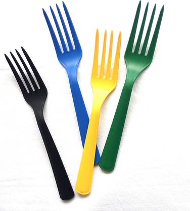 iTrek Bio degradable Reusable Forks Disposable Polypropylene Dinner Fork Set