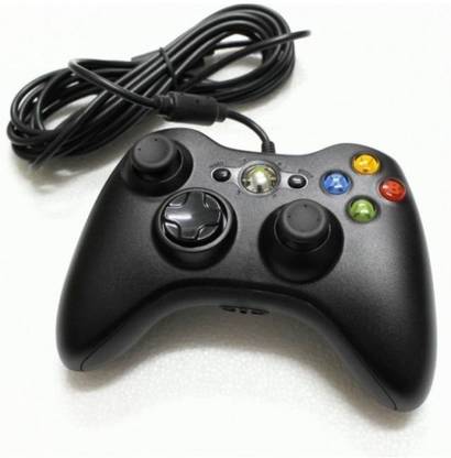 Clubics Xbox Wired Controller Xbox 360 for PC / XBOX Joystick (Black)  Gamepad
