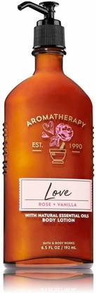 Bath and Body Works Aromatherapy Love (Rose+Vanilla) Body Lotion