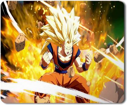 5 ACE goku to super saiyan 3d 1Printed Designer Speed Mousepad for Laptop|Dekstop|Gamers|Graphic designers-7x8.5 Inches Non Slip Base Mousepad