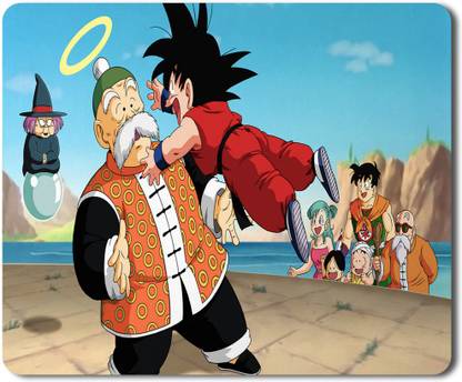 5 ACE goku and grandpa gohd 1Printed Designer Speed Mousepad for Laptop|Dekstop|Gamers|Graphic designers-7x8.5 Inches Non Slip Base Mousepad