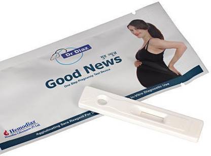 Hemodiaz Best Quality Good News Pregnancy Test Kit combo of 6 Made in USA for Quick Results Accurancy 99.9 Digital Pregnancy Test Kit