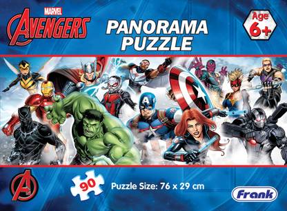 Frank Marvel Avengers Panorama Puzzle